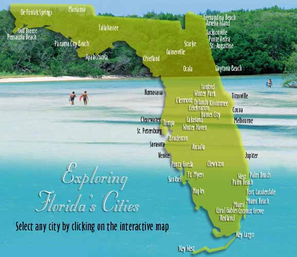 Florida Cities Map